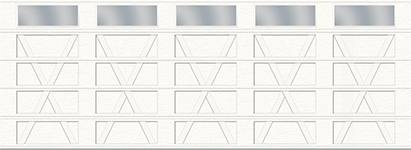 X Layout, Flat - 5 bays